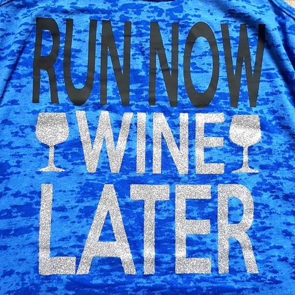 M Sparkly Workout Tank - Picture 2 of 4